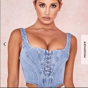 House of CB Denim Corset (Large)